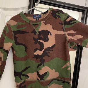 RALPH LAUREN CAMO 3T pull OVER